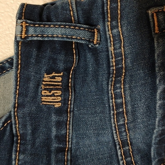 Justice Distressed Shorttalls Overalls size 8 - Picture 3 of 5